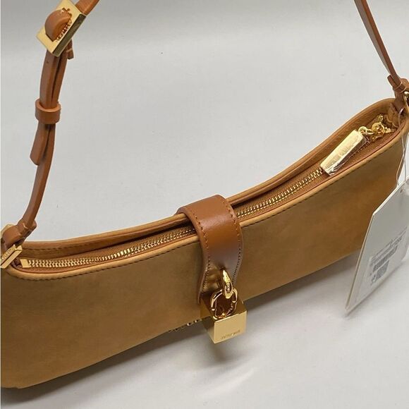 Jacquemus Le Bisou Cadenas Suede Shoulder Bag - Picture 12 of 15